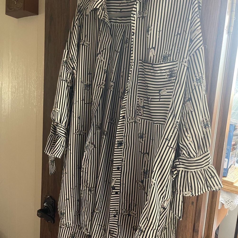 Zara printed blouse